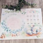 Tissu de L'atelier de Jess & Caro panneau couverture anniversaire charlie - 179