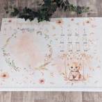 Tissu de L'atelier de Jess & Caro panneau couverture anniversaire livy - 179