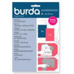 Pochette papier calque Burda 1rouge + 1 bleu - 226