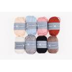 Lot de 8 pelotes coton Durable® Coral mini de 20grs - 399