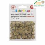 Bouton pression plastique BabySnap®rond bronze - 408