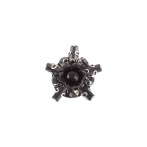 Strass noir x4 - 408