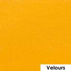 Flock effet velours jaune - 408