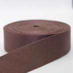 Sangle douce 40 mm polyester marron foncé - 465