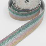 Sangle 40mm lurex multicolore - 465