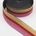 Sangle 40mm lurex multicolore - 465