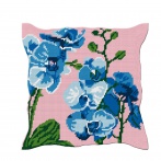 Kit coussin soudan - Orchidée bleue - 47