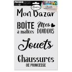 Pochoir Aladine chambre enfant 20x30cm - 470