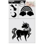 Pochoir Aladine licorne 20x30cm - 470