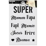 Pochoir Aladine super famille 20x30cm - 470