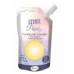 Izink pearly peinture nacrée jaune pastel - 470