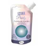 Izink pearly peinture nacrée turquoise - 470