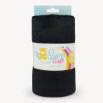 Tissu peluche Kullaloo snugly 5 mm noir - 486