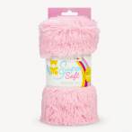 Tissu peluche Kullaloo shaggy 20mm rose - 486