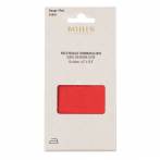Pièce percale thermocollante 12x45cm rouge - 70