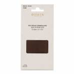 Pièce percale thermocollante 12x45cm marron - 70