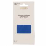 Pièce percale thermocollante 12x45cm bleu raf - 70
