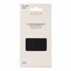 Pièce percale thermocollante 12x45cm noir - 70