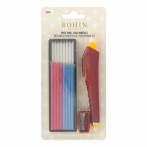 Crayon craie porte mine Ø3,8 et 16 mines assorties - 70