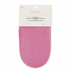 Gant velours anti peluche 26x14cm rose - 70
