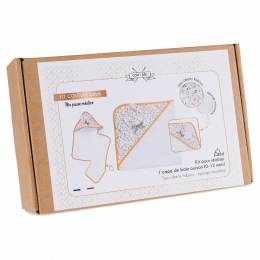 Kit cape de bain naissance Eden en Liberty - Com'1 Id&eacute;e - 1000