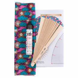 Kit &eacute;ventail petit mod&egrave;le en Liberty Com'1 Id&eacute;e - 1000