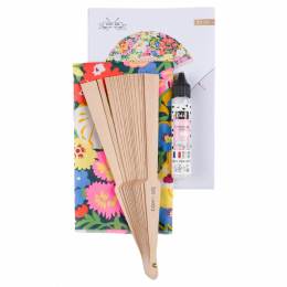 Kit d'éventail grand modèle en Liberty Com'1 Idée - 1000