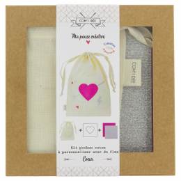 Kit customise ton pochon "cur" Com'1 Idée - 1000