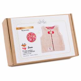 Kit pour gilet berger fille Louna Com'1 Idée - 1000