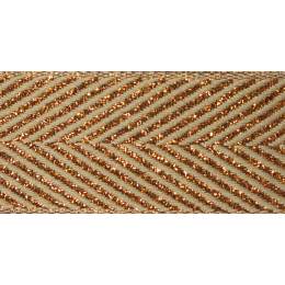Ruban chevrons cuivre 15mm - 101