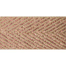 Ruban chevrons rose or 15mm - 101