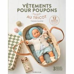 Vêtement pour poupons au tricot - 12 panoplies - 105