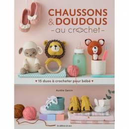 Chaussons & doudous au crochet - duos pour bébé - 105