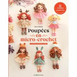 Poupees en micro-crochet - poupees hauteur 10 cm - 105