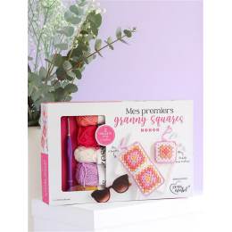 Coffret mes premiers granny squares - 105
