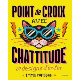 Point de croix avec chattitude - 105