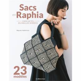 Sacs en raphia crochetes en mailles serrees - 105