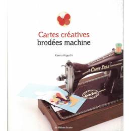 Cartes creatives brodées machine - 105