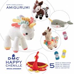 Livret DMC amigurumi Happy Chenille 5 mod&egrave;les - 12