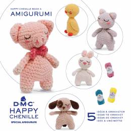 Livret DMC amigurumi Happy Chenille 5 mod&egrave;les - 12
