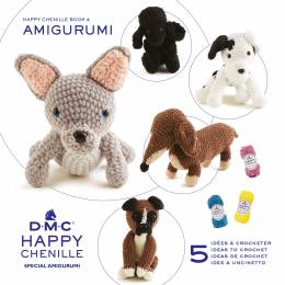 Livret DMC amigurumi Happy Chenille 5 mod&egrave;les - 12