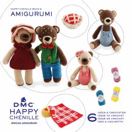 Livret DMC amigurumi Happy Chenille 6 mod&egrave;les - 12