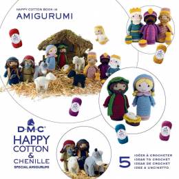 Livret DMC amigurumi Happy Cotton chenille la nativité - Noël - 12