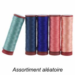 Lot de 5 tubinos de fil DMC pour tissu l&eacute;ger 100m - 12
