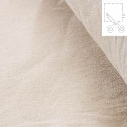 Échantillon 10x10cm de toile patron épaisse non traitée écru - 123