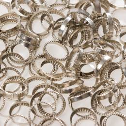 Cercle diamant Exp&eacute;dit nickel&eacute; 14mm - 131
