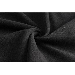 Tissu drap de laine haut de gamme gris anthracite - 138