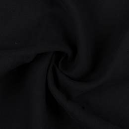 Tissu lin uni noir - 138