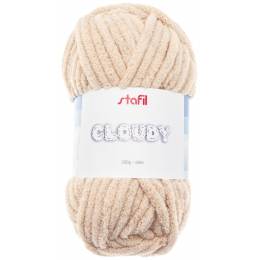 Gros fil chenille Cloudy Stafil beige 200g - 14