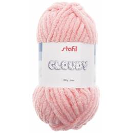 Gros fil chenille Cloudy Stafil rose 200g - 14
